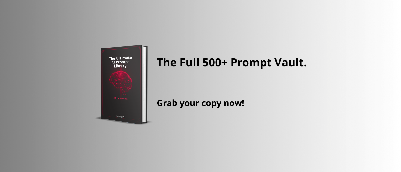The Ultimate AI Prompt Library — cover